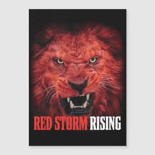 Red Storm Red Wave Midterm MAGA Trump Lion