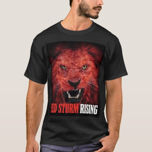 Red Storm Red Wave Midterm MAGA Trump Lion T_Shirt
