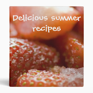 Red strawberries binder