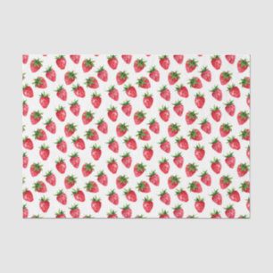Red Strawberries (Design 43 Red Series) Tissue Paper