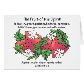 Red Strawberries on the vine Cards