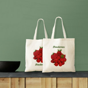 Red Strawberries Photographic Tote Bag