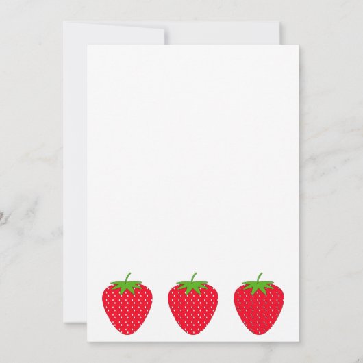 Red Strawberry. (Back)