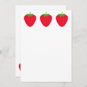 Red Strawberry. (Front/Back)