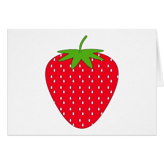 Red Strawberry. (Front Horizontal)