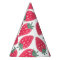 Red Strawberry Birthday Party Hats