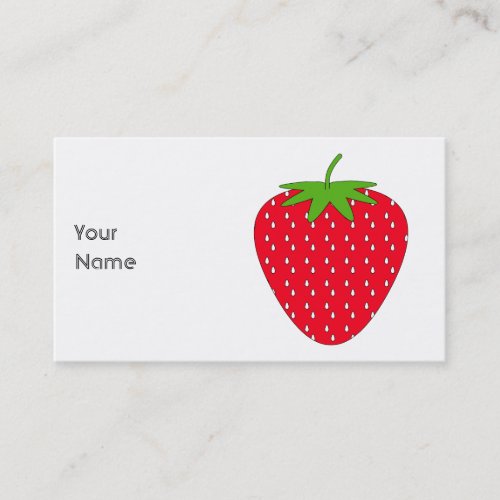 Red Strawberry. Business Cards