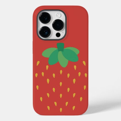 RED STRAWBERRY FRUIT GIRL Case_Mate iPhone 14 PRO CASE