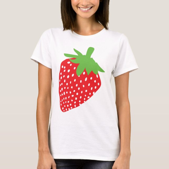 red strawberry icon T-Shirt (Front)