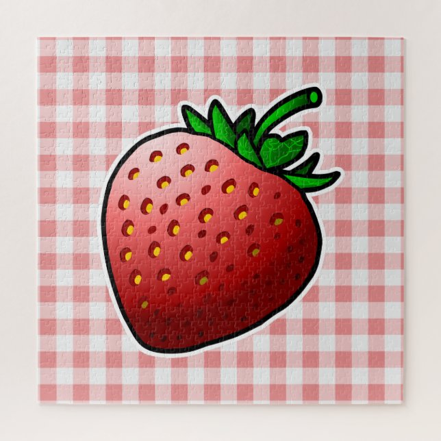 Red Strawberry Jigsaw Puzzle (Vertical)