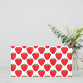 Red Strawberry Pattern. (Standing Front)