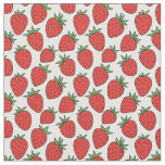  Red Strawberry | Whimsical Fruit-Theme Fabric