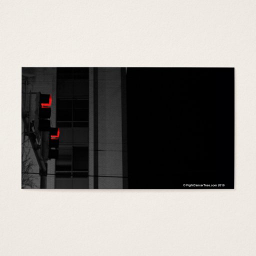 Customizable Red Street Light Business Card Templates