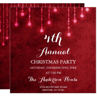 annual party invitation