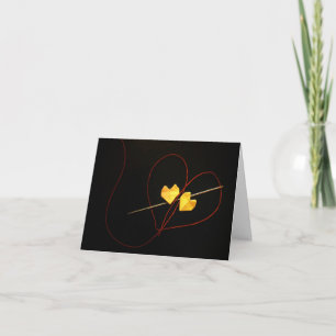 Red String of Fate Holiday Card