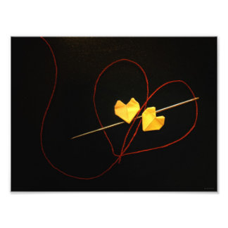Red String of Fate Photo Print