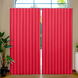 Red Stripe Curtains by HAMbyWG