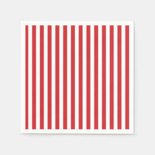 Red Stripe Preppy  Napkins