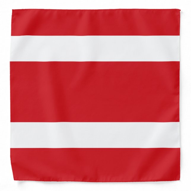 Red striped bandana (Front)