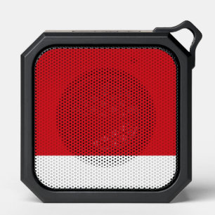 Red striped bluetooth speaker