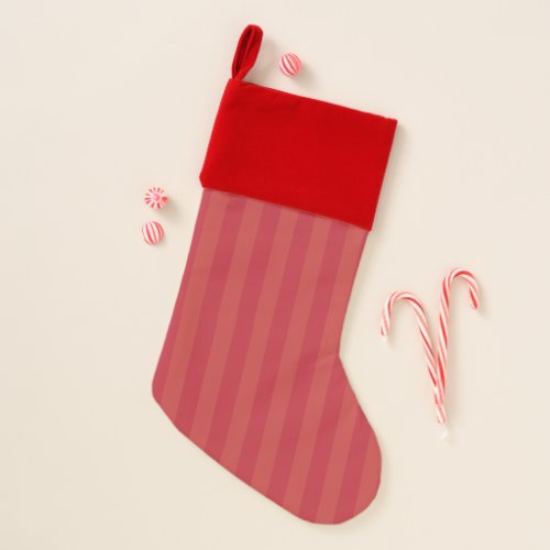 Red_striped candy_cane inspired christmas stocking