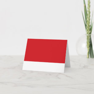 Red striped card