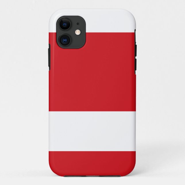 Red striped Case-Mate iPhone case (Back)