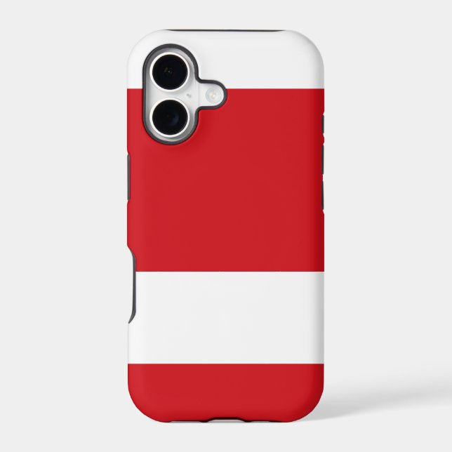 Red striped iphone case (Back)