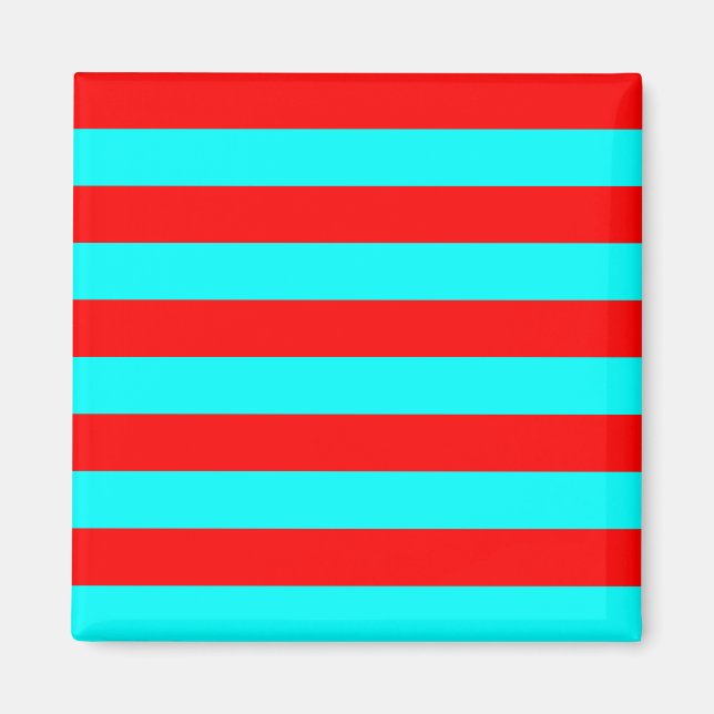 Red Striped Magnet (Front)