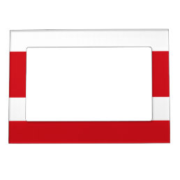 Red striped magnetic frame