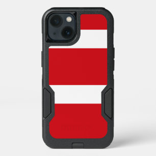 Red striped iPhone 13 case