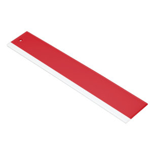 Red striped ruler