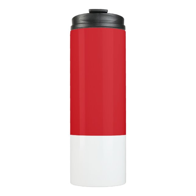 Red striped thermal tumbler (Front)