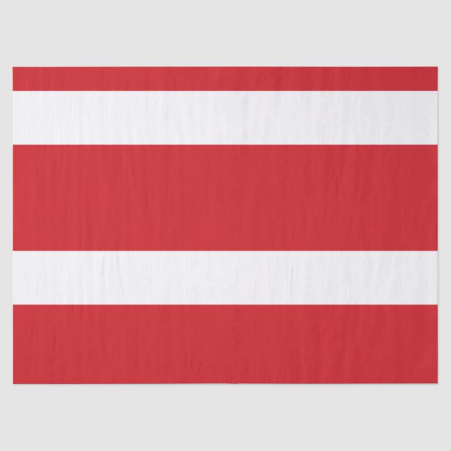 Red striped tissue paper (Front)