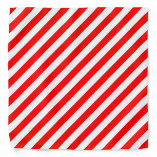 Red Stripes Bandana