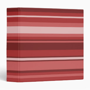 Red stripes binder
