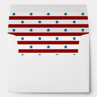 Red Stripes Blue Stars Envelope