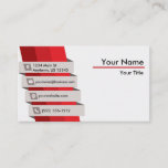 Red Stripes Business Card