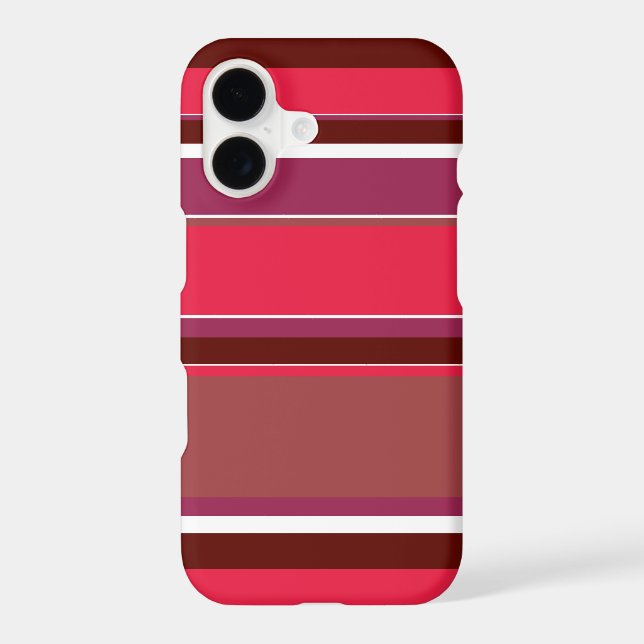 Red stripes Case-Mate iPhone case (Back)