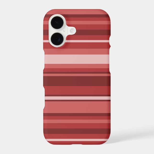 Red stripes Case-Mate iPhone case (Back)