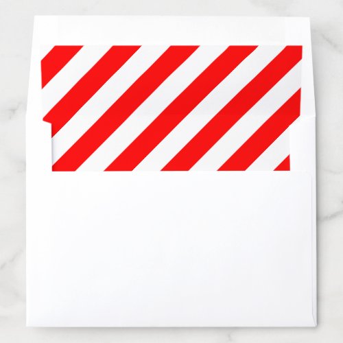 Red Stripes Envelope Liner