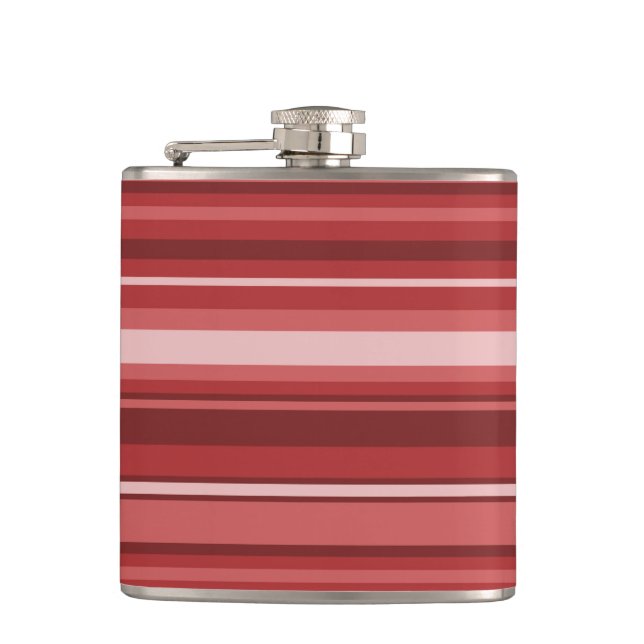 Red stripes flask (Front)