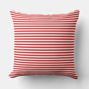 Red Stripes Indoor Pillow