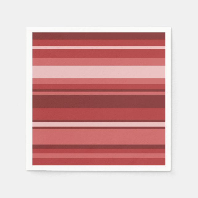 Red stripes napkins (Front)