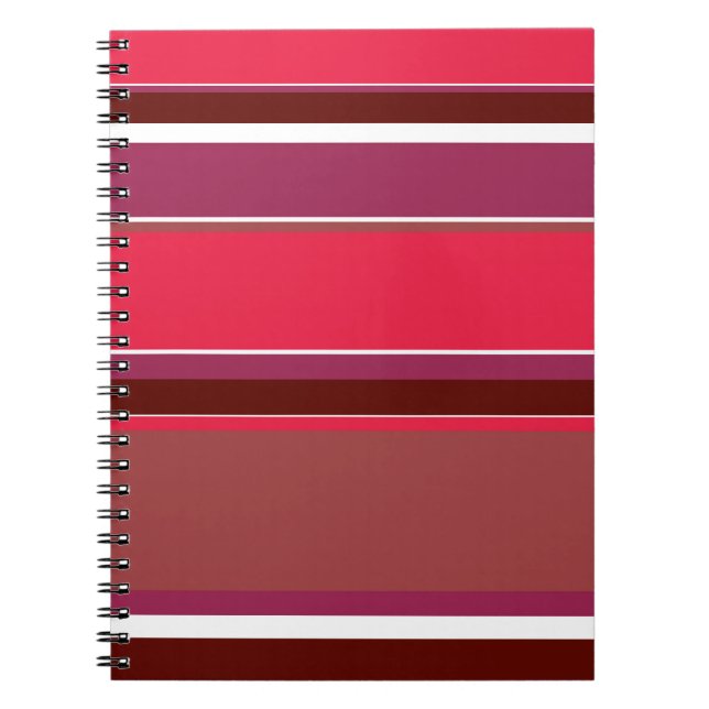 Red stripes notebook (Front)