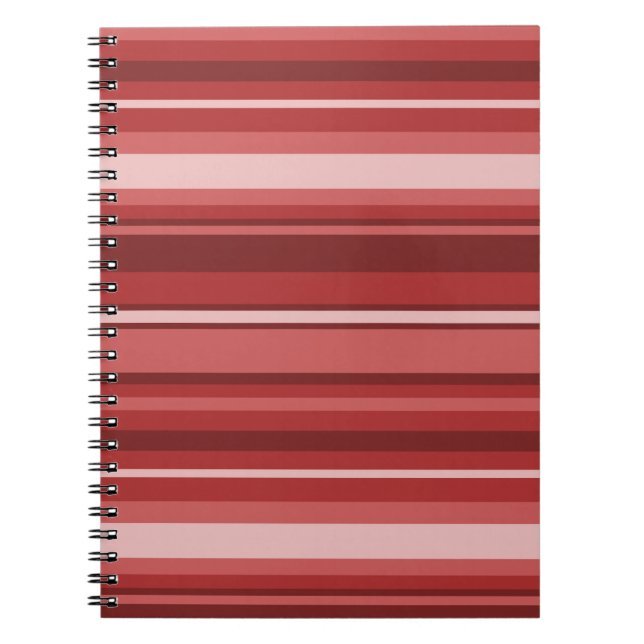 Red stripes notebook (Front)