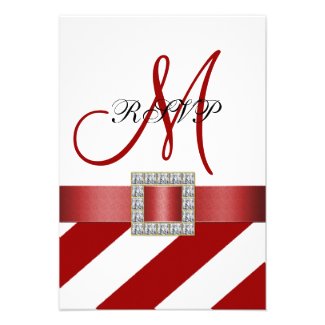 Red White Wedding Invitations | Winter Wedding 