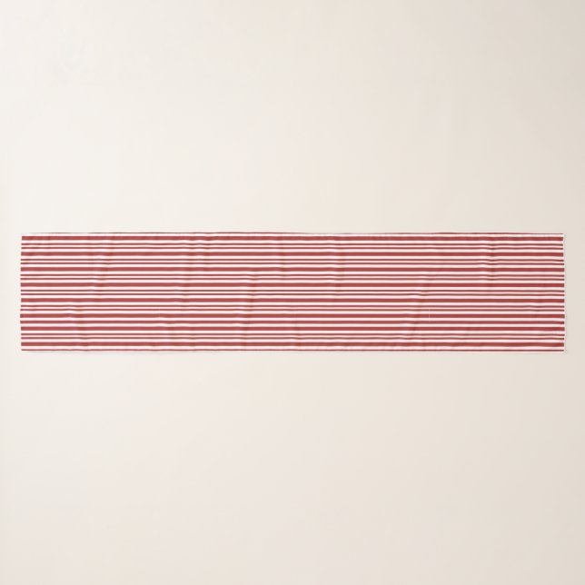 red stripes scarf (Front (Horizontal))