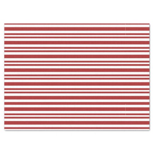 red stripes tissue paper