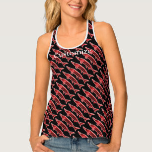 Red sturgeons Thunder_Cove black Tank Top